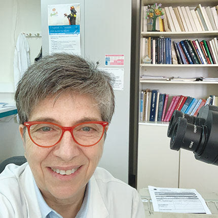 Η συντονίστρια διευθύντρια του Παθολογοανατομικού τμήματος του Βενιζελείου κ. Λίντα Γιαννικάκη