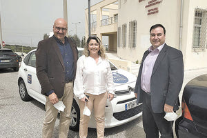 Οι Θ. Ζαούτης, Λ. Μπορμπουδάκη και Γ. Σουρβίνος