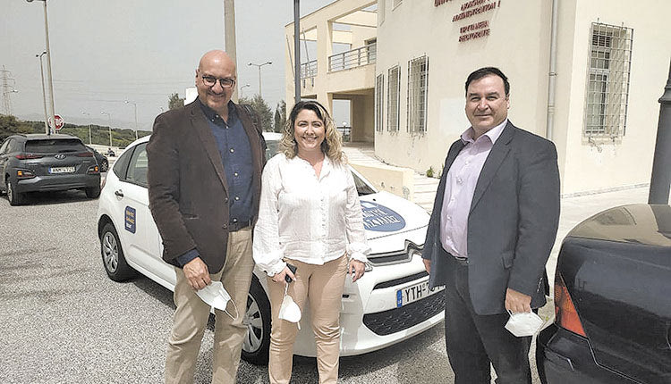 Οι Θ. Ζαούτης, Λ. Μπορμπουδάκη και Γ. Σουρβίνος