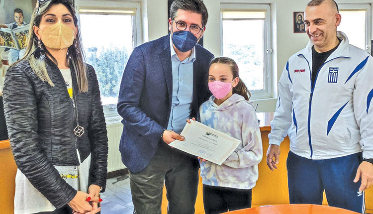 Τίμησε αθλητές ο δήμαρχος Μαλεβιζίου 