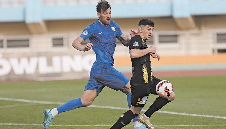   Ο σκόρερ Κωστανάσιος σε προσπάθειά του χθες