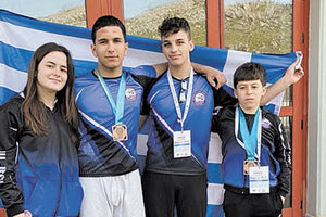 ΣΤΟ ΕΥΡΩΠΑΪΚΟ ΖΙΟΥ ΖΙΤΣΟΥ ΠΟΥ ΕΓΙΝΕ ΣΤΟ ΗΡΑΚΛΕΙΟ Χάλκινοι αθλητές του Αθλόπολις