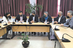 Από την υπογραφή της αποπεράτωσης του κλειστού Ασημίου