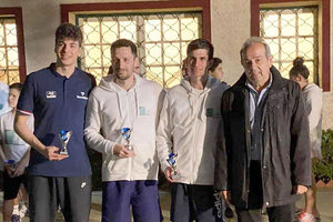 Ο Τζανάκης (αριστερά) κατέλαβε την τρίτη θέση στο πανελλήνιο