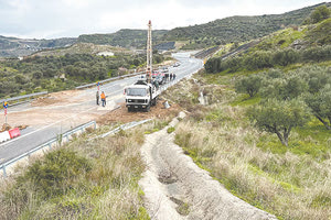 Σπεύδουν με 9 εκατ. ευρώ για να σώσουν τον δρόμο της Μεσσαράς