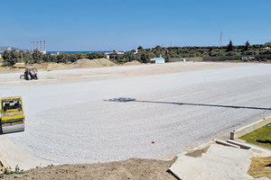 Στην τελική ευθεία βρίσκονται οι εργασίες για την ανακατασκευή των γηπέδων στο ΒΑΚ