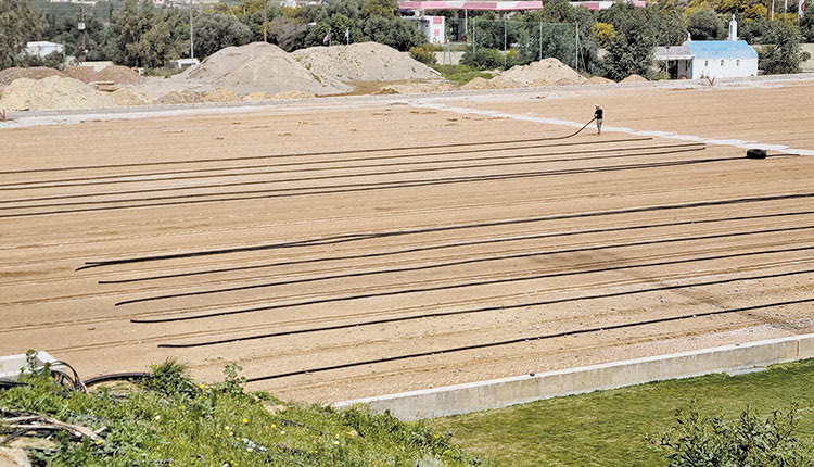   Στην τελική ευθεία βρίσκονται οι εργασίες για την ανακατασκευή των γηπέδων στο ΒΑΚ