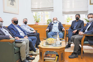 Από την επίσκεψη του κυβερνητικού κλιμακίου στην Περιφέρεια Κρήτης