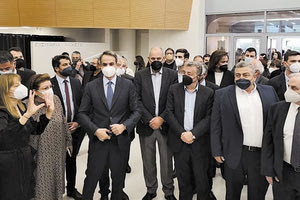 Τον κ. Μητσοτάκη που συνοδευόταν από τη σύζυγό του Μαρέβα, υποδέχθηκε η κα Μενδώνη