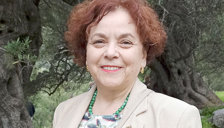 Η πρόεδρος του διαγωνισμού κ. Μαρία Κατσούλη