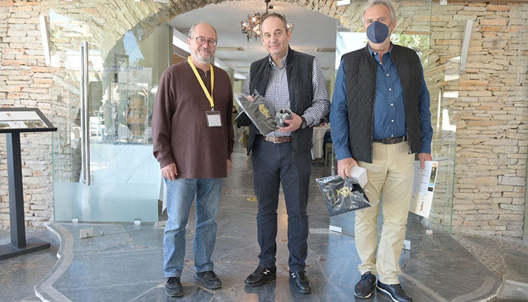 Οι κ.κ. Ντίνος Στεργίδης, Γιάννης Πλακιωτάκης και Γιώργος Ζερβάκης