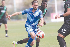 Ο Μακρυδάκης σε φάση από το χθεσινό ματς