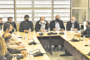 Από την πρόσφατη επίσκεψη στον Δήμο Μινώα