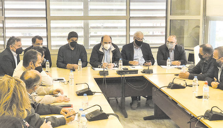 Από την πρόσφατη επίσκεψη στον Δήμο Μινώα