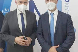 Οι κ.κ. Νεκτάριος Παπαβασιλείου και Δημήτρης Αγαπίου