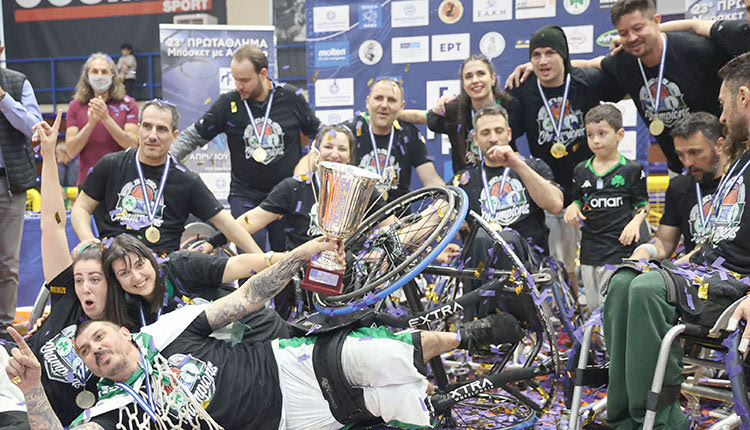 Οι παίκτες του Παναθηναϊκού πανηγύρισαν στο Ηράκλειο το πρώτο τους πρωτάθλημα