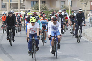 Ο κ. Αυγενάκης στην ποδηλατάδα