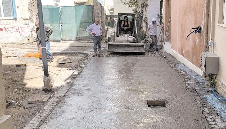 Φουλάρει ο εργολάβος στην περιοχή του Λάκκου