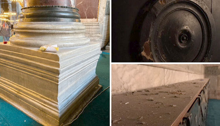 ΕΠΟΝΕΙΔΙΣΤΕΣ ΕΙΚΟΝΕΣ Σάλος με τις καταστροφές που αποκαλύφθηκαν στην Αγιά Σοφιά  