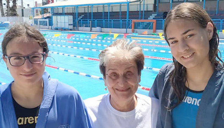 Η Καγιαμπάκη με την Κυπραίου και την κ. Μιναδάκη