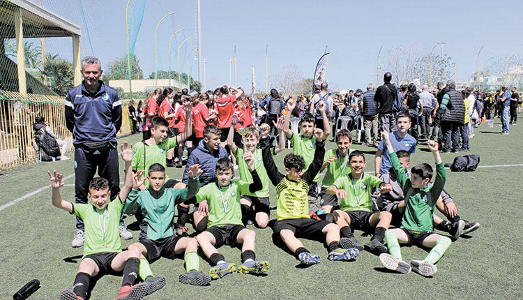 Μία από τις ομάδες του Παναθηναϊκού Ηρακλείου που συμμετείχαν στην διοργάνωση