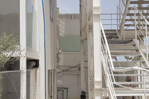 Το σημείο της πτώσης του άτυχου εργαζόμενου