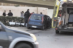 Ο 73χρονος καρφώθηκε στο φανάρι του κόμβου μετά την ανακοπή