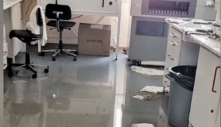 Ανυπολόγιστη είναι η καταστροφή που υπέστη το Εργαστήριο Τοξικολογίας και Εγκληματολογικής Χημείας του Πανεπιστημίου Κρήτης!