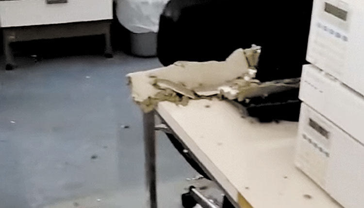 Ανυπολόγιστη είναι η καταστροφή που υπέστη το Εργαστήριο Τοξικολογίας και Εγκληματολογικής Χημείας του Πανεπιστημίου Κρήτης!