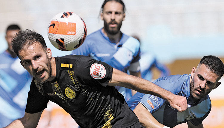   Φάση από το χθεσινό ντέρμπι