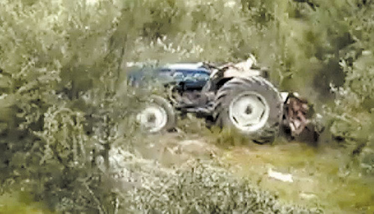 Το τρακτέρ του άτυχου 55χρονου