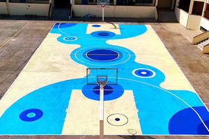 Ένα εντυπωσιακό γκράφιτι στο Γυμνάσιο Γαζίου