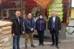 11 τόνοι ζωοτροφές και υγειονομικό υλικό μεταφέρθηκαν ως βοήθεια στην Ουκρανία