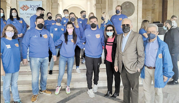 Στην έναρξη του «Κυνηγιού του Θησαυρού» ο δήμαρχος Ηρακλείου Βασίλης Λαμπρινός