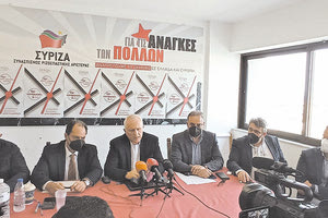 κατά τη διάρκεια χθεσινής συνέντευξης Τύπου στο Ηράκλειο, ο βουλευτής του ΣΥΡΙΖΑ Χρήστος Σπίρτζη