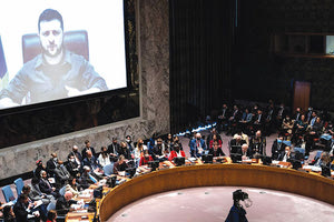 Ο πρόεδρος Ζελένσκι στο Συμβούλιο Ασφαλείας του ΟΗΕ