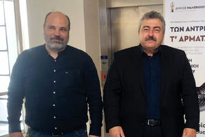 Στην έκθεση «Των αντρειωμένων τ’ άρματα» του Δήμου Μαλεβιζίου ξεναγήθηκε ο αντιπεριφερειάρχης Χανίων κ. Νίκος Καλογερής