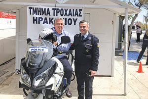 Προσφορά 20 μοτοσικλετών για την αστυνομία της κρήτης ανακοίνωσε ο Περιφερειάρχης
