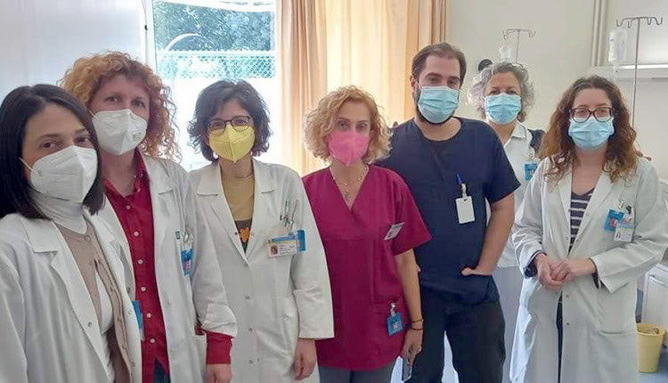 Η ομάδα του τμήματος Πυρηνικής Ιατρικής του ΠΑΓΝΗ