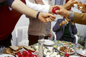 το πασχαλινό τραπέζι