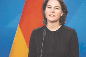 Η υπουργός Εξωτερικών της Γερμανίας Αναλένα Μπέρμποκ