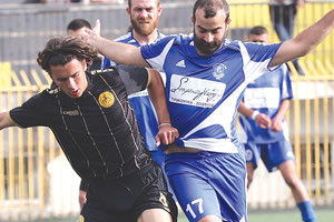 Φάση απο το ματς Ν. Εργοτέλη - Δωριέας