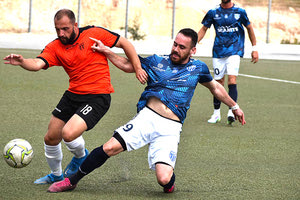 Ο Καρταλιανάκης σε φάση από το χθεσινό ματς της Σητείας (φωτό grandsport.gr)