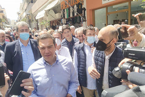 Περιοδεία σε Χανιά και Ρέθυμνο πραγματοποίησε ο Αλέξης Τσίπρας­