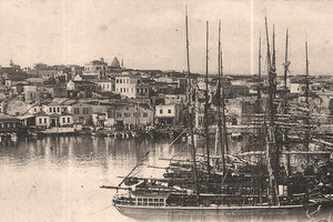 ΦΩΤΟΗΜΕΡΑΣ: Το λιμάνι του Ηρακλείου και η πόλη φωτογραφημένη από τον Μπεχαεντίν στις αρχές του προηγούμενου αιώνα.