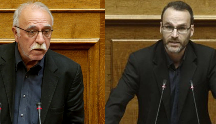Κόντρα είχε στην Ολομέλεια της Βουλής ο Δημήτρης Βίτσας (ΣΥΡΙΖΑ) με τον Γιάννη Γκιόκα (ΚΚΕ)