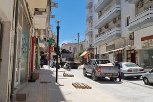 τα έργα στο κέντρο του Ηρακλείου