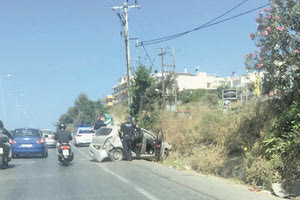 Μπλοκάρισμα στον ΒΟΑΚ από τροχαίο στην Παπαναστασίου
