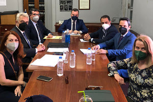 Από τη συνάντηση στα γραφεία του Δικηγορικού Συλλόγου