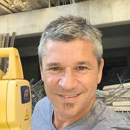 Ο τοπογράφος μηχανικός  Κώστας Δατσέρης 